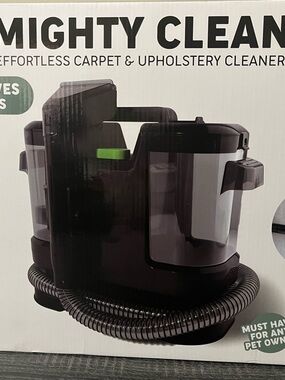 omighty Compact Carpet & Upholstery Cleaner in Black